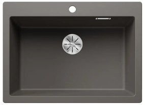 Blanco Pleon 8 Volcano Grey SILGRANIT™ PuraDur™ Γρανιτένιος Νεροχύτης Ένθετος με 1 Γούρνα 70x51cm