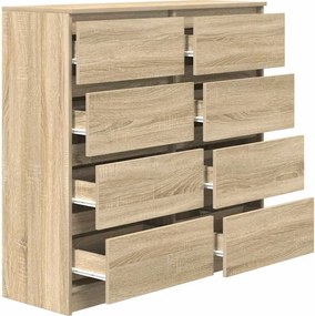 vidaXL Ντουλάπι Sonoma Δρυς 100x35x99 εκ. από Επεξεργασμένο Ξύλο