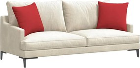 vidaXL Μαξιλάρι Καναπέ 2 pcs Κόκκινο 45 x 45 cm ύφασμα
