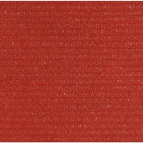 vidaXL Πανί Σκίασης Κόκκινο 3 x 5 μ. από HDPE 160 γρ./μ²