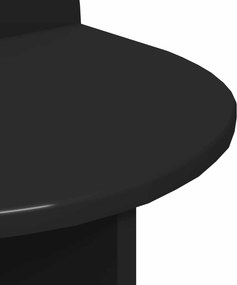vidaXL Κομοδίνο Μαύρη Δρυς 40 x 35,5 x 45,5 εκ.