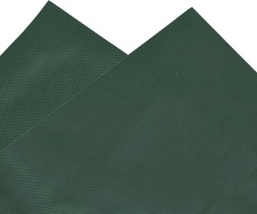 vidaXL Μουσαμάς Πράσινος 5 x 7 μ. 650 γρ./μ²