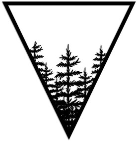 Διακοσμητικό Τοίχου Tree 891TNL3264 48x50cm Black Wallity Μέταλλο