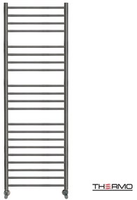 Thermo Bellavia Θερμαινόμενη πετσετοκρεμάστρα 150x50cm Black Brushed PVD ΔΕΝ ΠΕΡΙΛΑΜΒΑΝΤΟΝΤΑΙ ΔΙΑΚΟΠΤΕΣ & ΑΝΤΙΣΤΑΣΕΙΣ