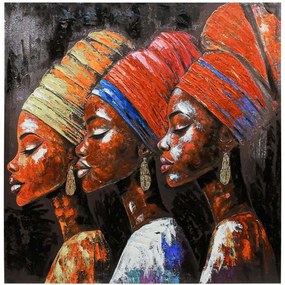 Πίνακας Καμβάς 171-225-006 80x3x80cm Multi Square Καμβάς