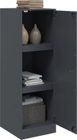 vidaXL Μπουφές Ανθρακί 34,5x39x107 εκ. από Ατσάλι
