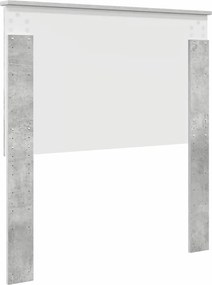 vidaXL Κεφαλάρι Σκυρόδεμα Γκρι 75 cm Επεξεργασμένο ξύλο