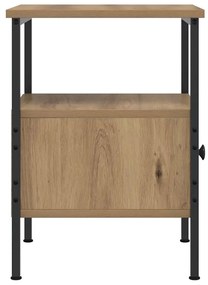 vidaXL Κομοδίνα 2 τεμάχια Artisan Oak 34x36x50 cm Κατασκευασμένο ξύλο