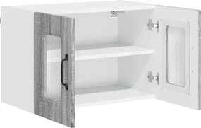 vidaXL Πάνελ πλυντηρίου πιάτων Kalmar 2 pcs Γκρίζο Σονομα