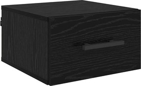 vidaXL Κομοδίνο Μαύρη δρυς 35 x 35 x 20 εκ Επεξεργασμένο ξύλο