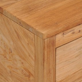 vidaXL Μπουφές 125 x 30 x 75 εκ. από Μασίφ Ξύλο Teak