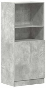 Ντουλάπι κουζίνας σκυρόδεμα γκρι 57x41,5x131,5 cm - Γκρι