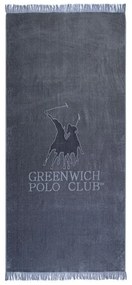 Πετσέτα Θαλάσσης 3621 Grey Greenwich Polo Club Beach 70x170cm 100% Βαμβάκι