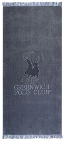 Πετσέτα Θαλάσσης 3621 Grey Greenwich Polo Club Θαλάσσης 70x170cm 100% Cotton