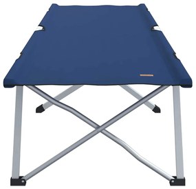vidaXL Αναδιπλούμενο Κρεβάτι Κάμπινγκ Μπλε 194 x 62,5 x 42,5 εκ