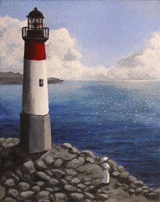 Εικονογράφηση Lighthouse and Watcher, Dave Rheaume Artist