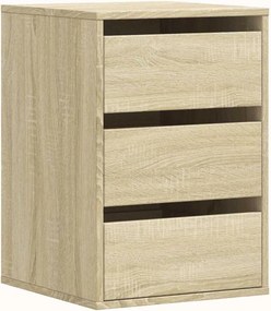 vidaXL Συρταριέρα Sonoma Δρυς 40x41x58 εκ. από Επεξεργ. Ξύλο