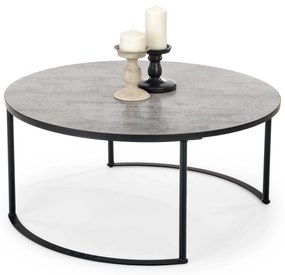 MACAO coffee table, gray / black DIOMMI V-CH-MACAO-LAW DIOMMI-60-21461