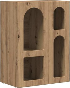 VidaXL Πλαϊνό γραφείο ELST Artisan Oak 59 x 35 x 80.5 εκ.