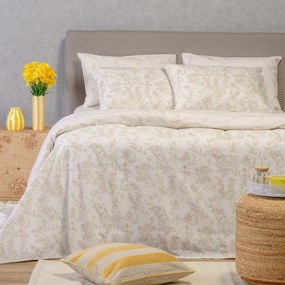 Σεντόνια Διπλά (Σετ) Melinen Casual Line Rea Beige