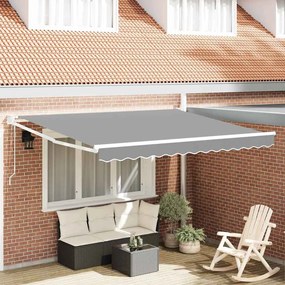 vidaXL Electric Awning Frame 3,5 x 2,5 m Λευκό