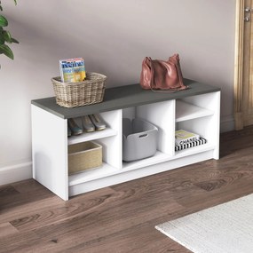 Έπιπλο Εισόδου Με Αποθηκευτικό Χώρο (100x35x40) A-G London 475OLV1801 White/Anthracite