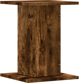 vidaXL Βάσεις Φυτών 2Τεμ. Καπνιστή Δρυς 30x30x40εκ. Επεξεργασμένο Ξύλο