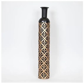 Βάζο Μεταλλικό Μαύρο-Χρυσό 13x13x81.3cm 752-22051 Estheti-752-22051-Μαύρο-Χρυσό 752-22051