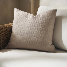 Μαξιλαροθήκη 50x50cm GOFIS HOME  Eliena Warm Beige 402/06