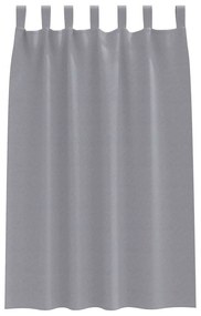 vidaXL Κουρτίνες 2 pcs Ανοιχτό γκρι 175x140εκ. Πολυεστέρας