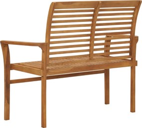 vidaXL Παγκάκι Κήπου 112 εκ. από Μασίφ Ξύλο Teak