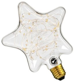 Λαμπτήρας Led Deco Star 99224 DSC125 E27 2W 160lm Clear GloboStar 2W