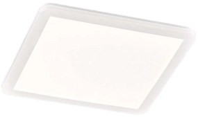 Φωτιστικό Οροφής - Πλαφονιέρα Camillus R62932001 24W Led 40x40x3cm White RL Lighting Plastic