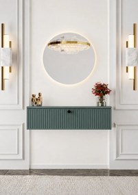 Stewehome Ντουλάπι κονσόλα MDF τοίχου με πόρτα 50x26x26 cm