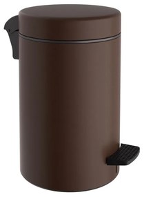 Καλάθι Απορριμμάτων 10lt-Φ20x37εκ. Soft Close Ανοξείδωτο Matte Wenge Pam &amp; Co 2037-943