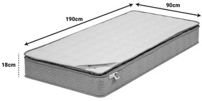 Στρώμα Perfecto pakoworld Continuous springs μονής όψης ανώστρωμα 18-20cm 90x190εκ
