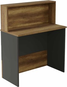 Τραπέζι Υποδοχής Baroq / Ανθρακί CAZIBI 90x44.5x110