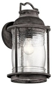 Φανάρι Απλίκα Φωτιστικό Τοίχου 1xE27 IP44 40cm Ashland Bay Elstead Lighting KL-ASHLANDBAY2-L Γκρι