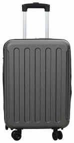 vidaXL Βαλίτσα Σκούρο γκρι 34 x 23 x 55.5 εκ. ΑΒΣ Πλαστικό