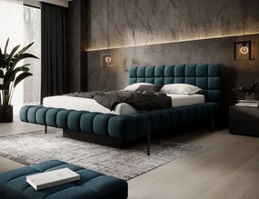 Επενδυμένο κρεβάτι Cloud-Mple Skouro-160 x 200