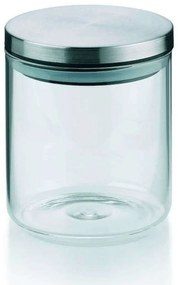 Δοχείο Αποθήκευσης Baker 10767 Φ9,5x11cm 600ml Clear-Inox Kela Steel,Glass