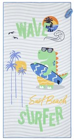 Παιδική Πετσέτα Θαλάσσης Microfiber (70x140) 2 Όψεων Nima Surf