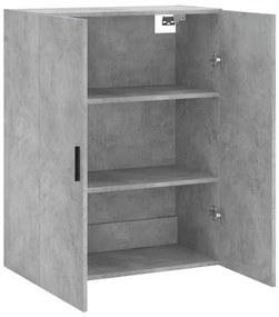 vidaXL Ντουλάπι Επιτοίχιο Γκρι Σκυροδέματος 69,5 x 34 x 90 εκ.
