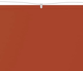 Τέντα Κάθετη Τερακότα 200 x 360 εκ. από Ύφασμα Oxford - Κόκκινο