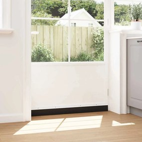 vidaXL Σφραγίδες πόρτας με βούρτσες που προσαρτώνται 6 pcs Λευκό