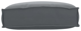 vidaXL Μαξιλάρι Παλέτας για Πλάτη Ανθρακί 50x40x12 εκ. Ύφασμα Oxford
