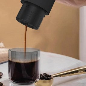 HomeVero Portable Espresso Maker Black
