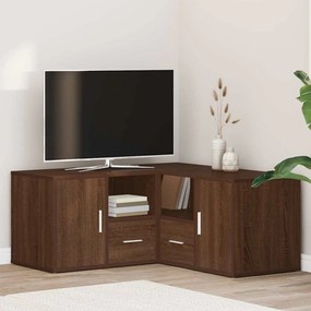 vidaXL Γωνιακό Έπιπλο Καφέ δρυς 160x40x45 εκ. από Επεξεργ. Ξύλο