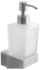 Δοχείο Κρεμοσάπουνου Neo 880199 Γυάλινο Satin Karag Stainless Steel,Glass