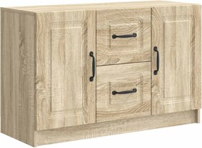 vidaXL Πλαϊνό γραφείο Sonoma Δρυς 89 x 34,5 x 57 εκ.